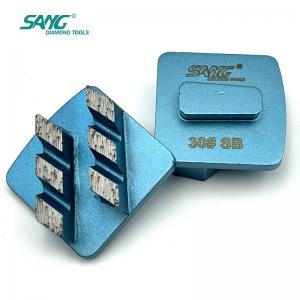 Semelles diamantées Redi Lock pour sols en béton