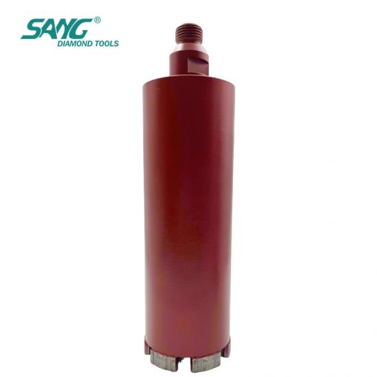 Laser welded turbo Arix diamond core drill bit for reinforced concrete