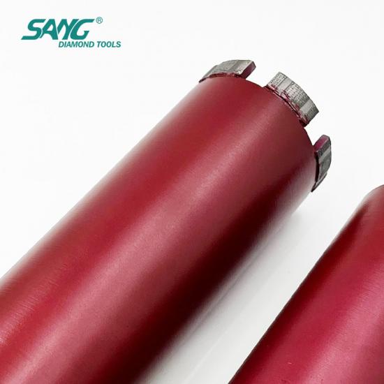 Laser welded turbo Arix diamond core drill bit for reinforced concrete