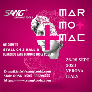 Invitation aux visiteurs professionnels mondiaux : SANG Diamond Tools au salon Marmomac en Italie 2023