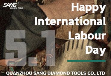 bonne fête internationale du travail pour chanter les clients des outils diamantés